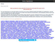 Tablet Screenshot of cursosycapacitaciones.co